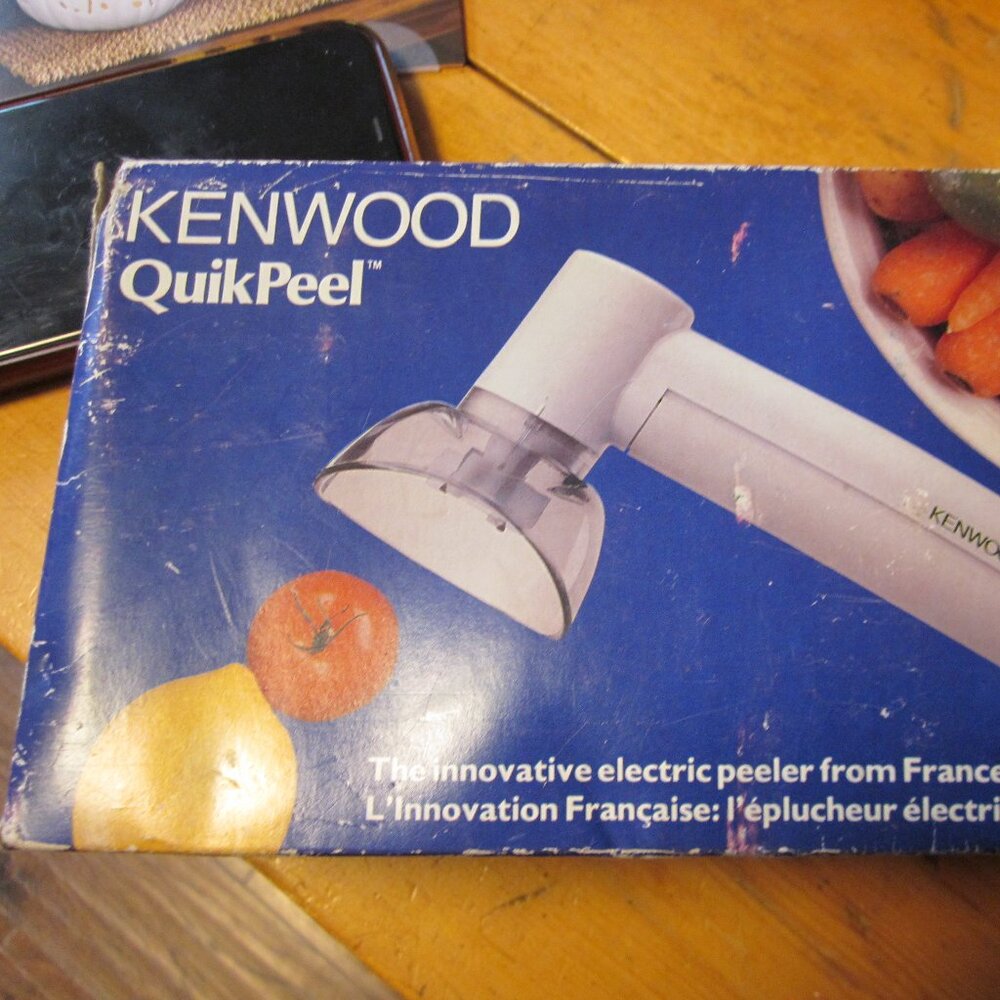 kenwood electric peeler in box with instructions VGUC